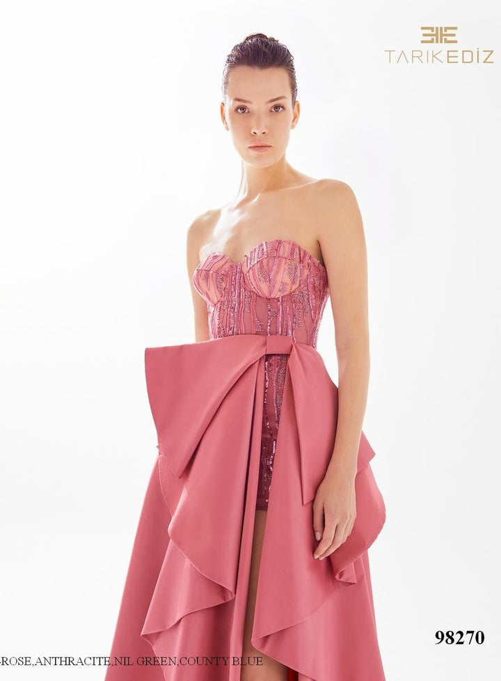 Tarik Ediz 98270 Rose Prom Dress