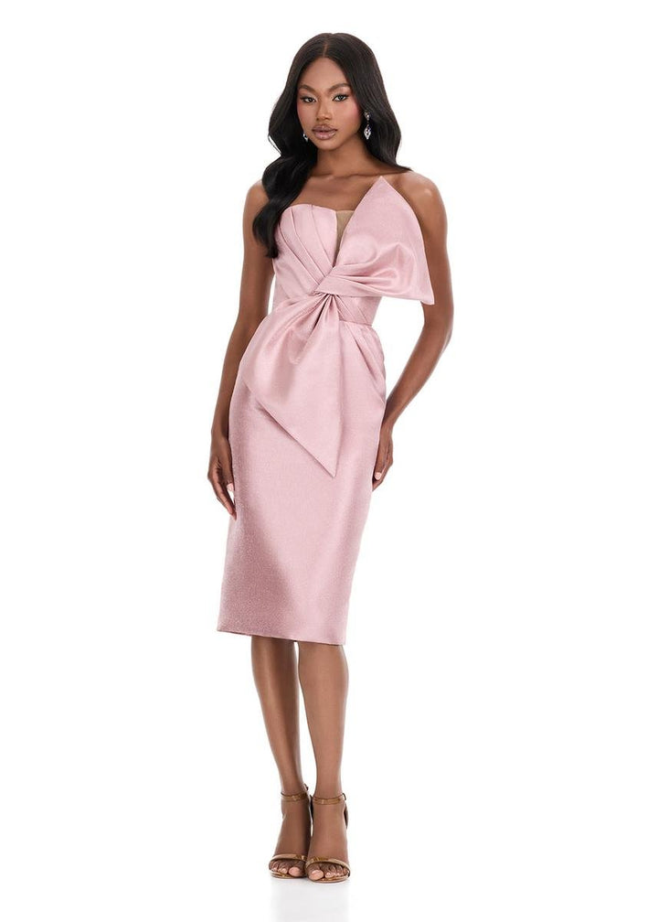 Ashley Lauren 4820 Rose Gold Prom Dress