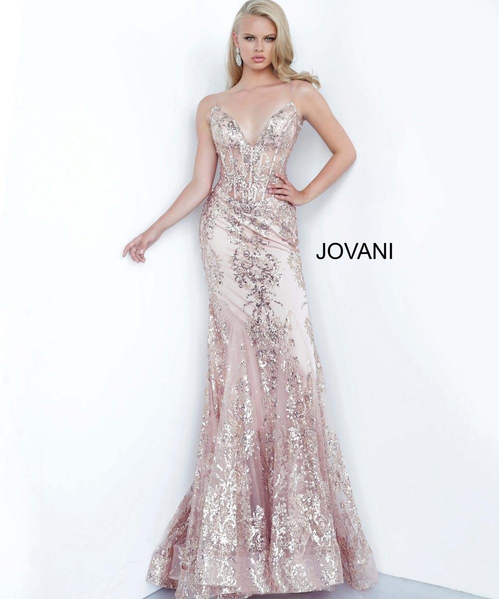 Jovani 3675 — Rose/Gold