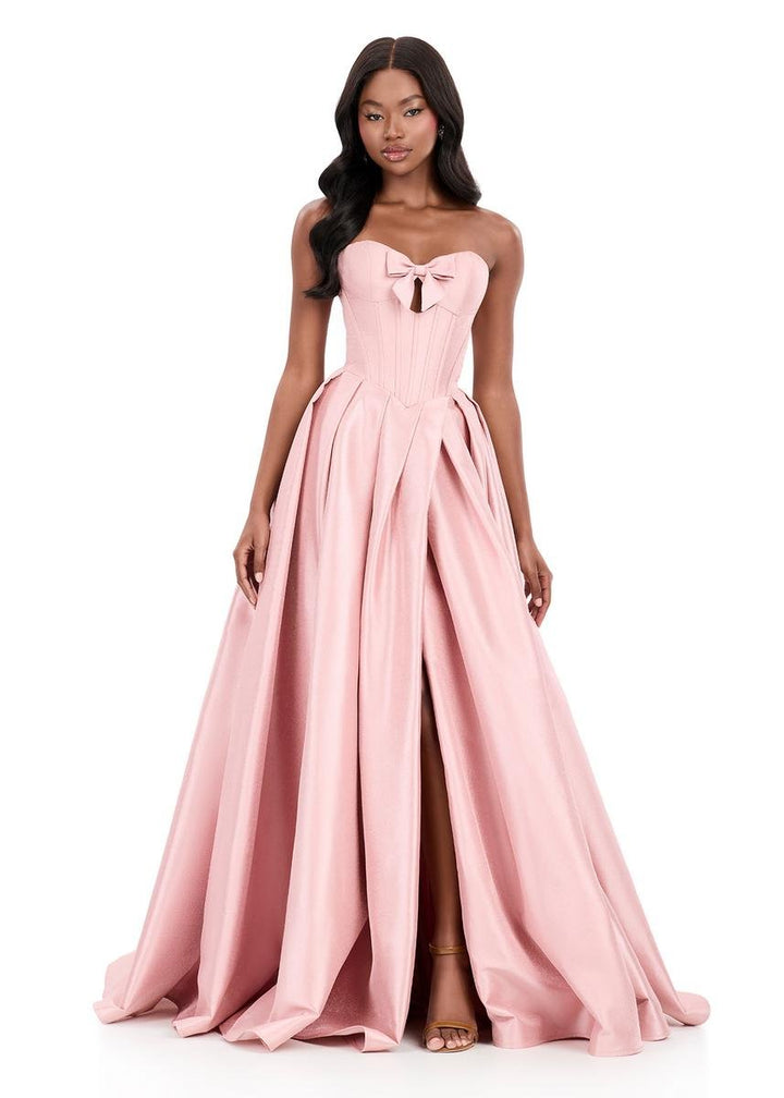 Ashley Lauren 12264 Rose Gold Prom Dress