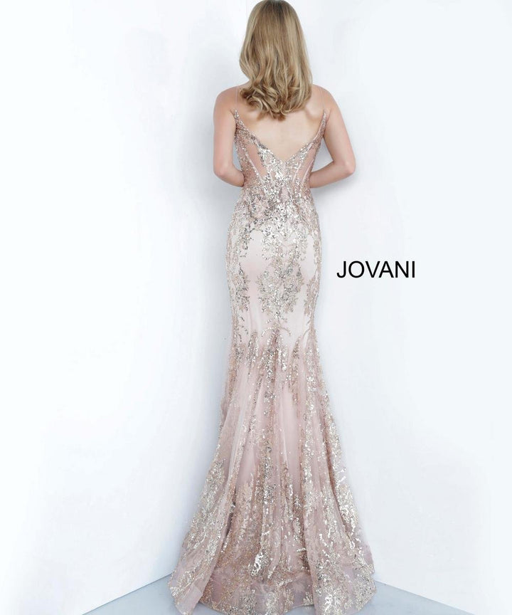 Jovani 3675 — Rose/Gold