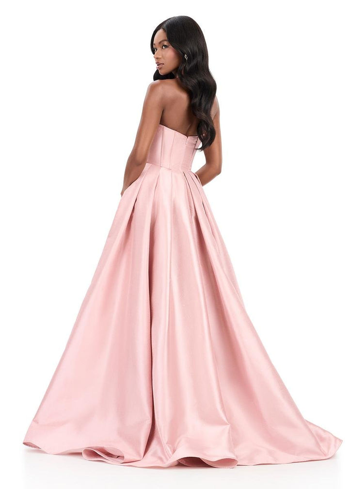 Ashley Lauren 12264 Rose Gold Prom Dress
