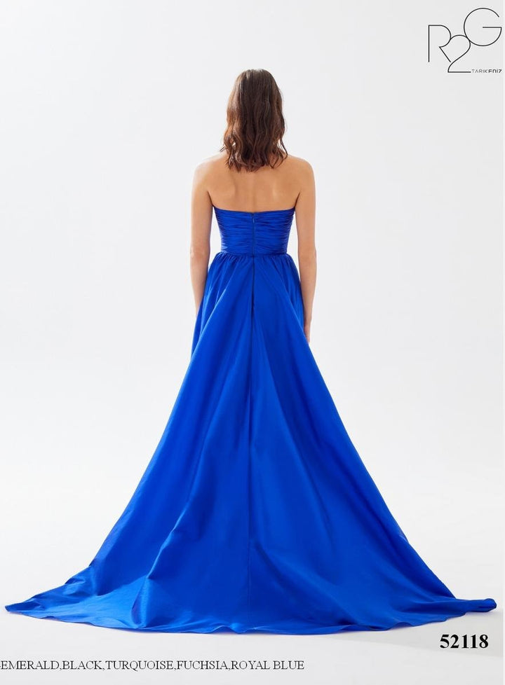 Tarik Ediz 52118 Royal Blue Prom Dress
