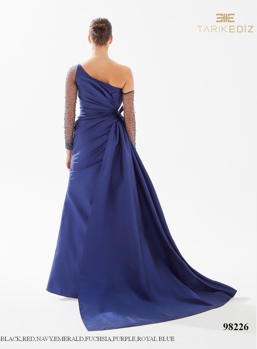 Tarik Ediz 98226 Royal Blue Prom Dress