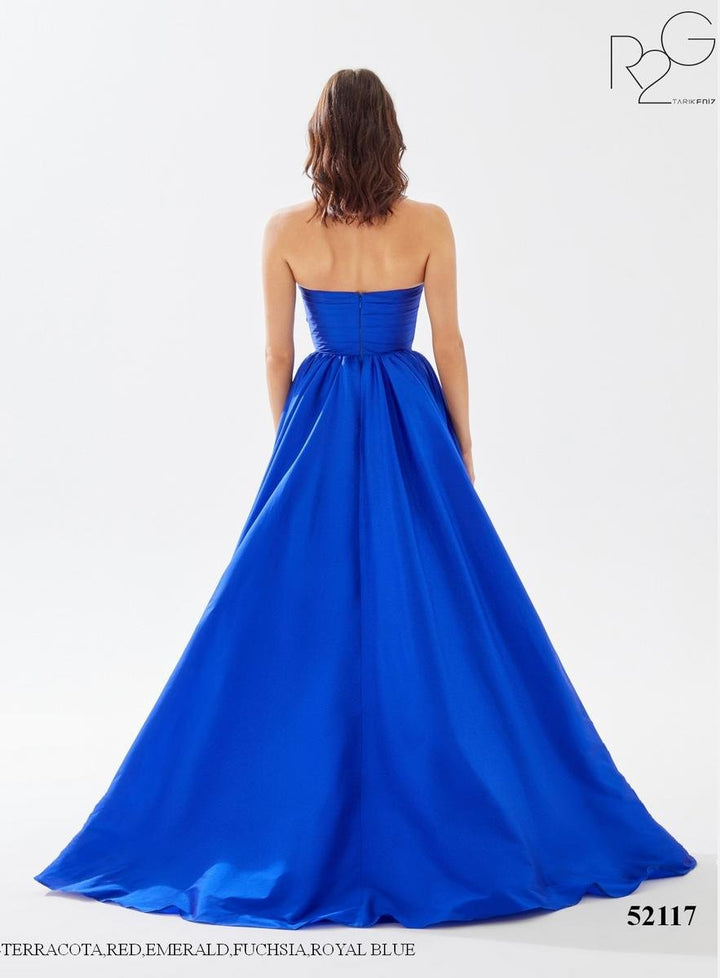 Tarik Ediz 52117 Royal Blue Prom Dress