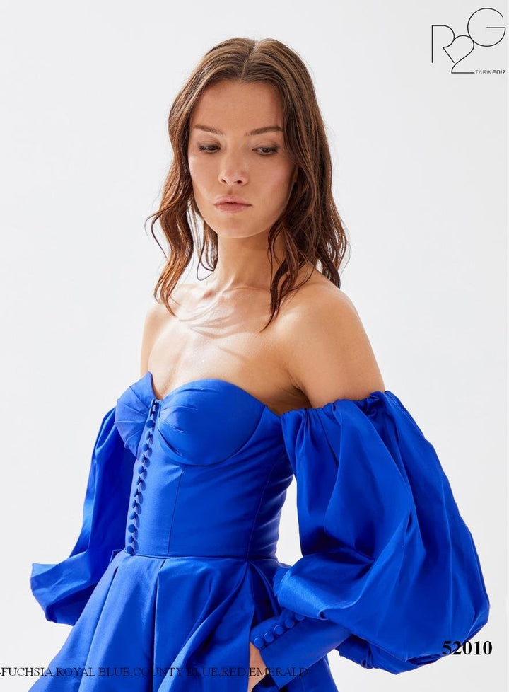 Tarik Ediz 52010 Royal Blue Prom Dress