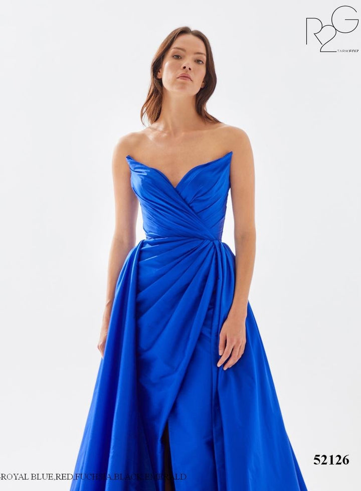 Tarik Ediz 52126 Royal Blue Prom Dress