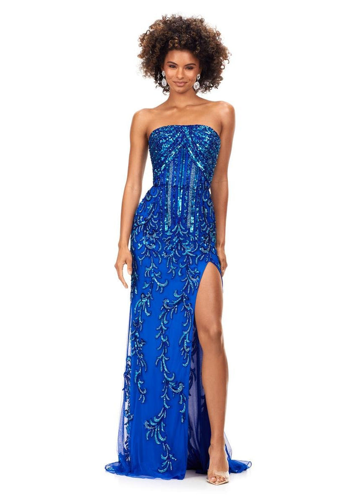 Ashley Lauren 11242 — Royal/Turquoise