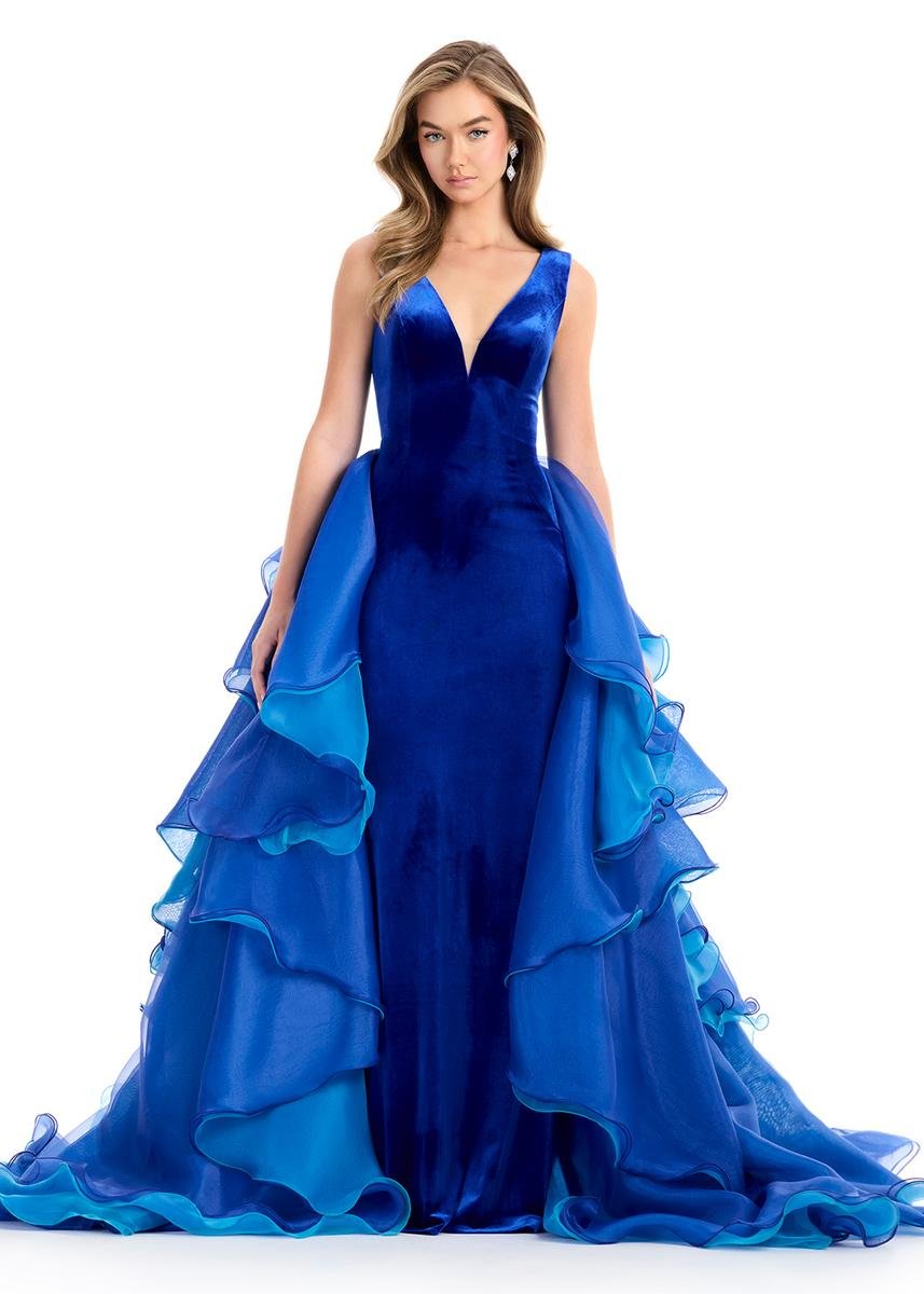 Ashley Lauren 12049 — Royal/Turquoise