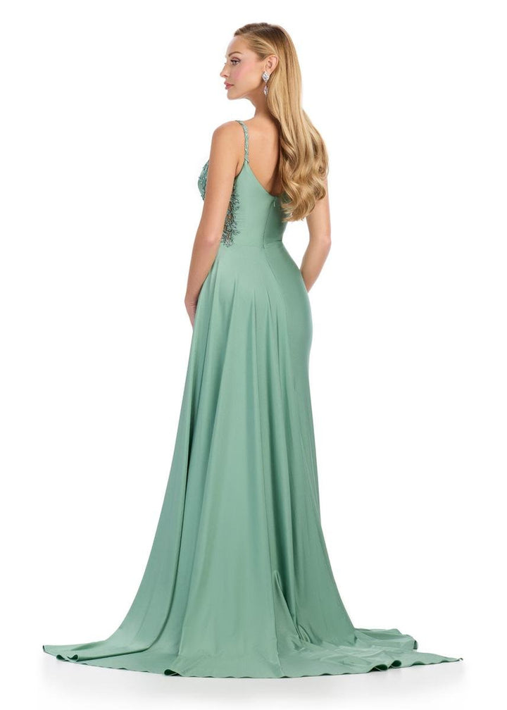 Ashley Lauren 11853 Sage Prom Dress