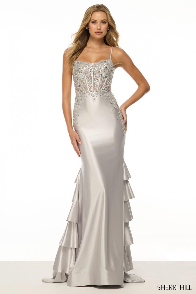 Sherri Hill 57189 — Silver