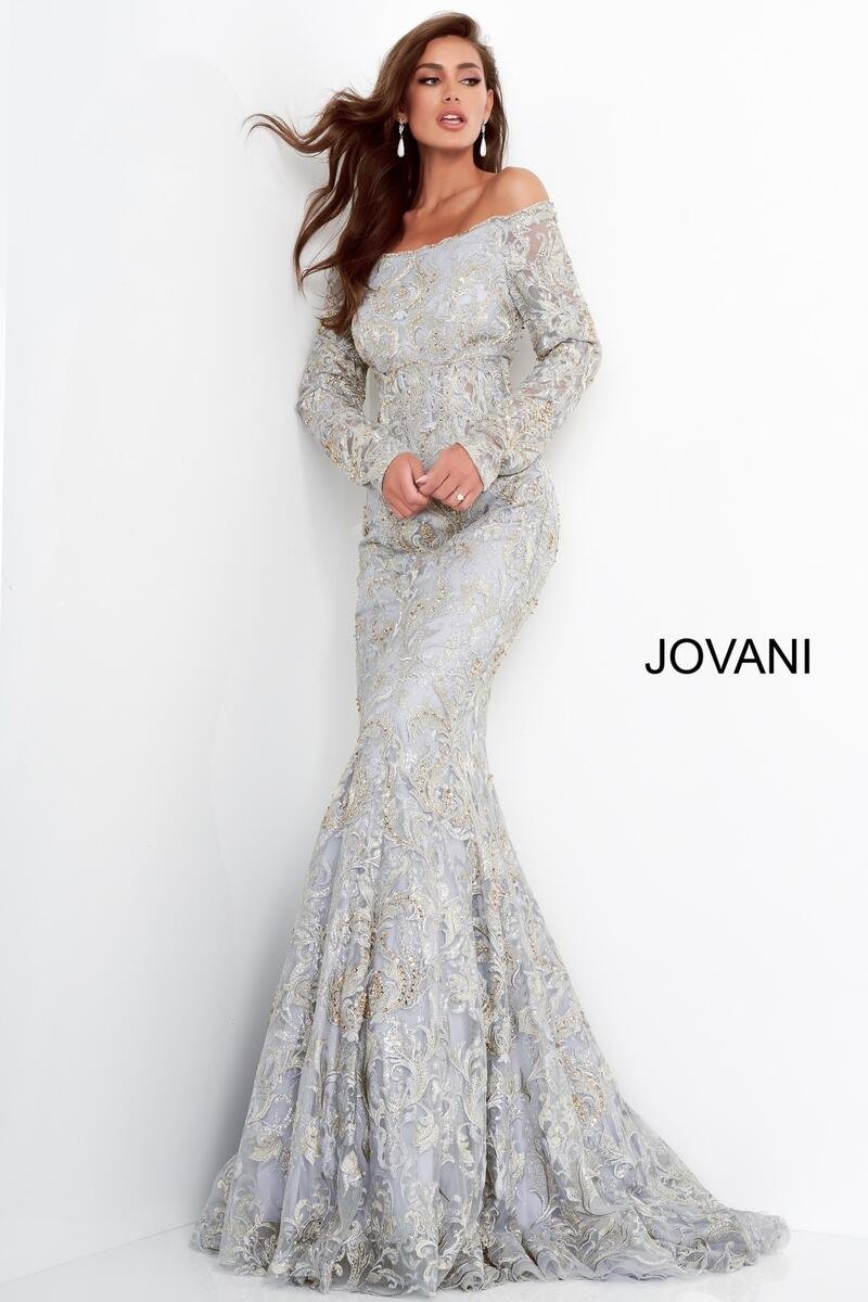 Jovani 68777 — Silver/Gold