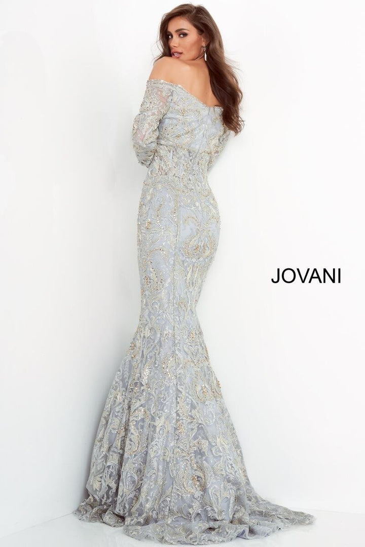 Jovani 68777 — Silver/Gold