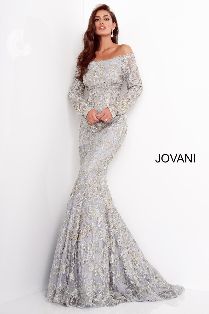 Jovani 68777 — Silver/Gold
