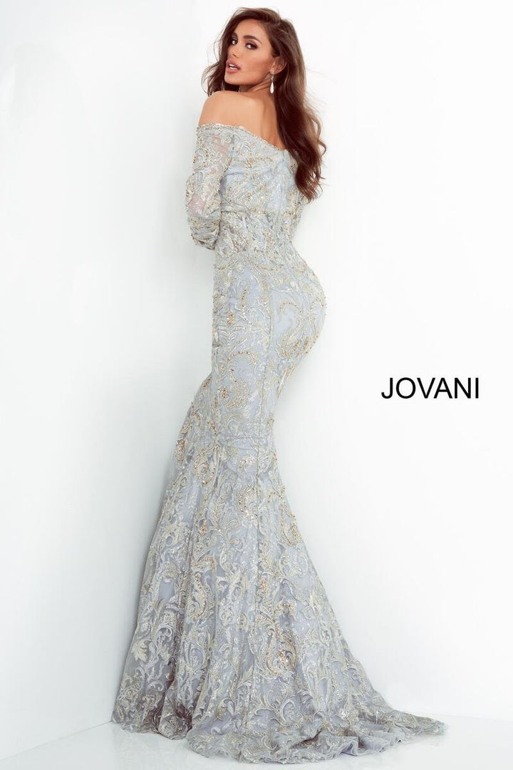 Jovani 68777 — Silver/Gold