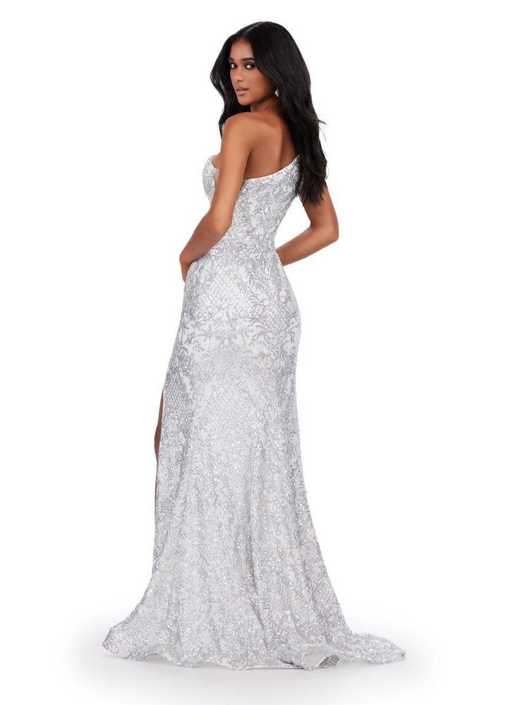 Ashley Lauren 11471 — Silver/Ivory