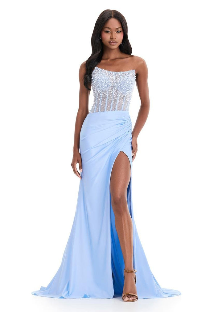 Ashley Lauren 12087 Sky Prom Dress