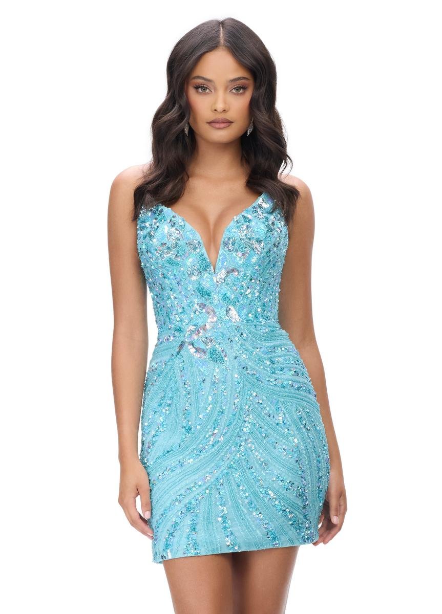 Ashley Lauren 4500 Sky Prom Dress