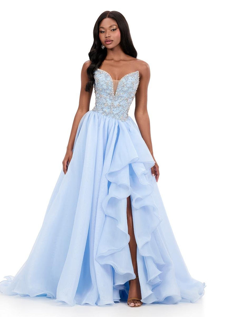 Ashley Lauren 12281 Sky Prom Dress