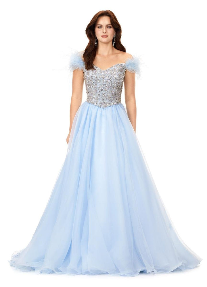 Ashley Lauren 11314 Sky Prom Dress