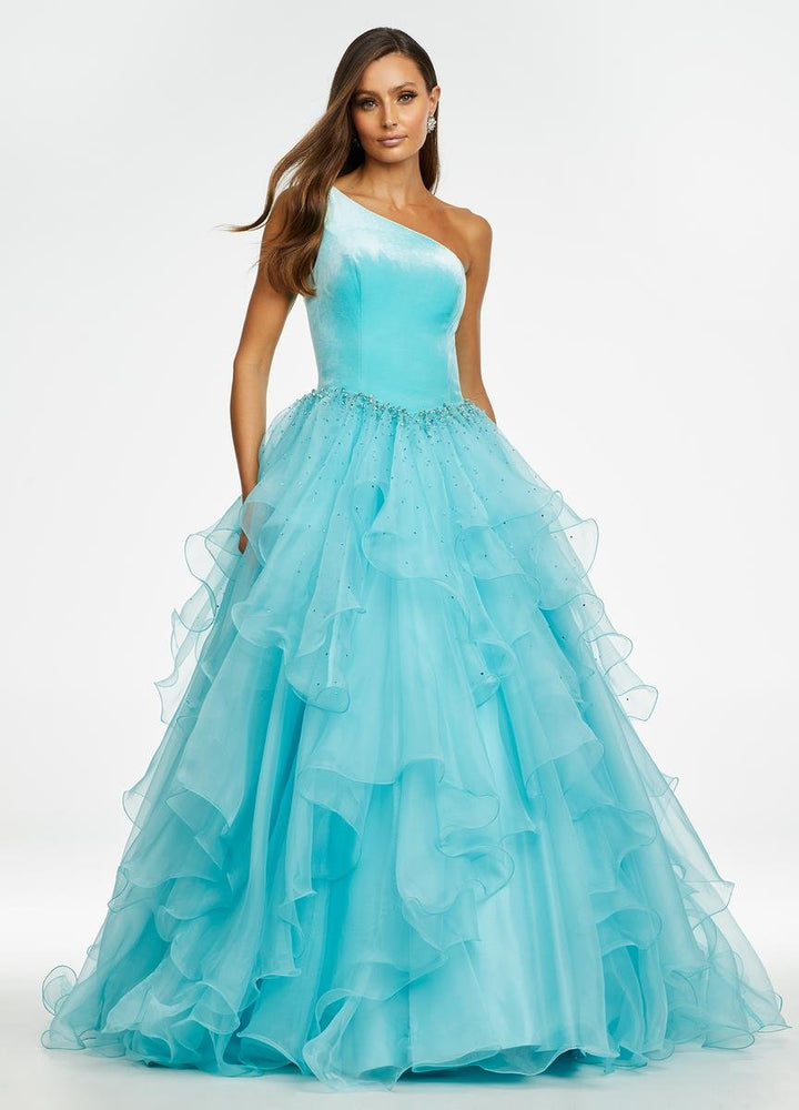 Ashley Lauren 11165 Sky Prom Dress