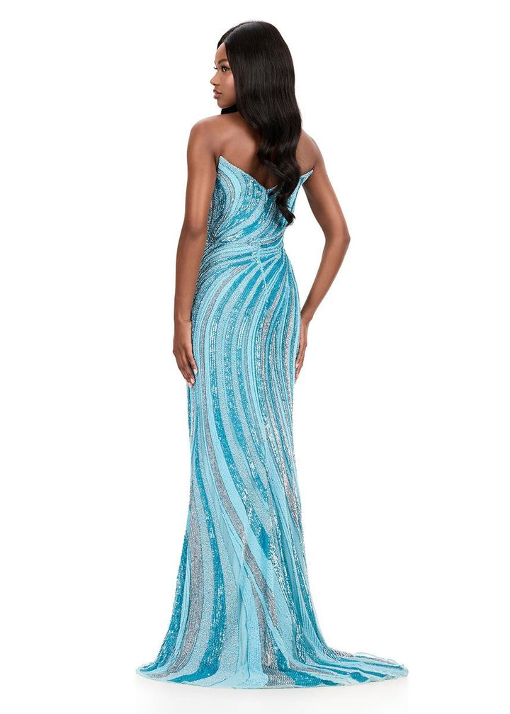 Ashley Lauren 12231 Sky Prom Dress