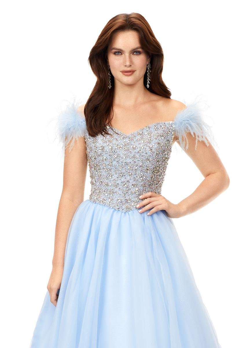 Ashley Lauren 11314 Sky Prom Dress