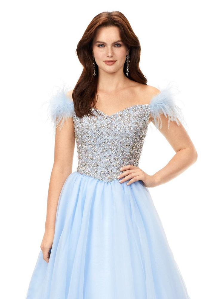 Ashley Lauren 11314 Sky Prom Dress