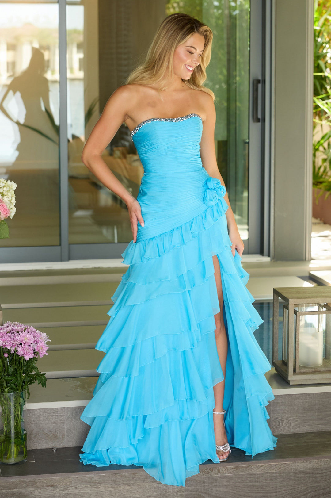 Ava Presley 42242 Sky Blue Prom Dress