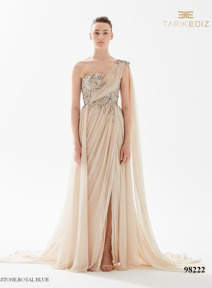 Tarik Ediz 98222 Stone Prom Dress
