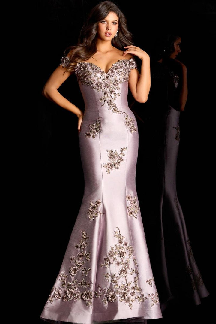 Jovani 47217 — Taupe