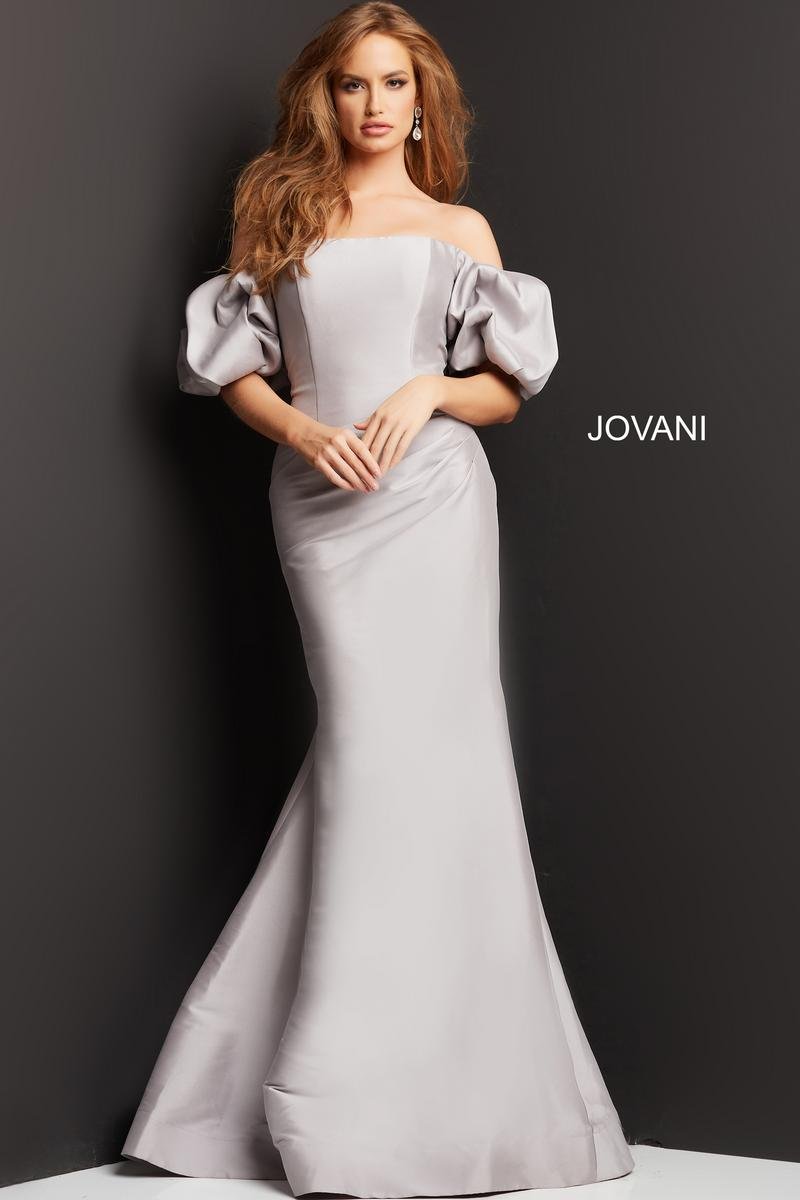 Jovani 08361 Taupe Prom Dress