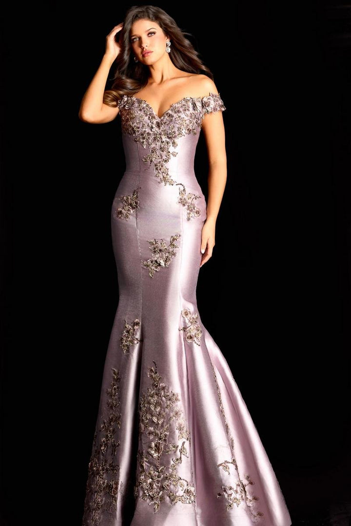 Jovani 47217 — Taupe