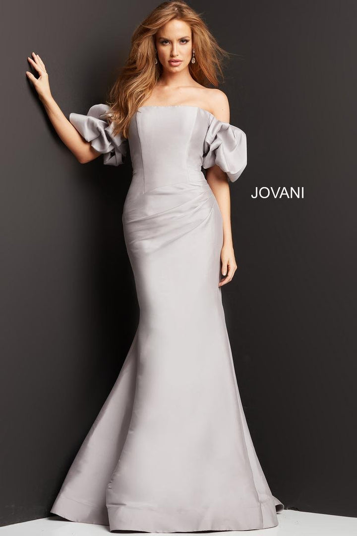 Jovani 08361 Taupe Prom Dress