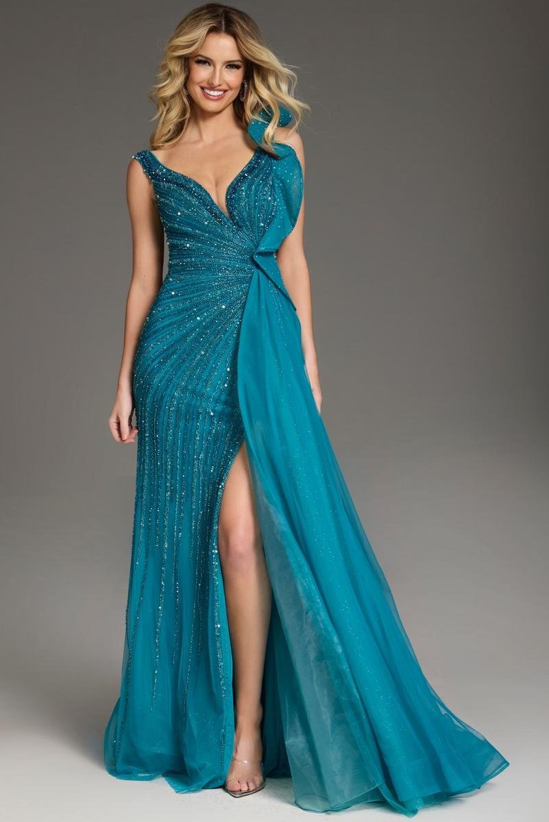 Jovani 44846 — Teal
