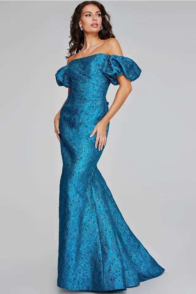 Jovani 39113 Teal Prom Dress