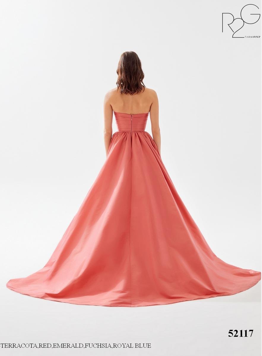 Tarik Ediz 52117 Terracotta Prom Dress