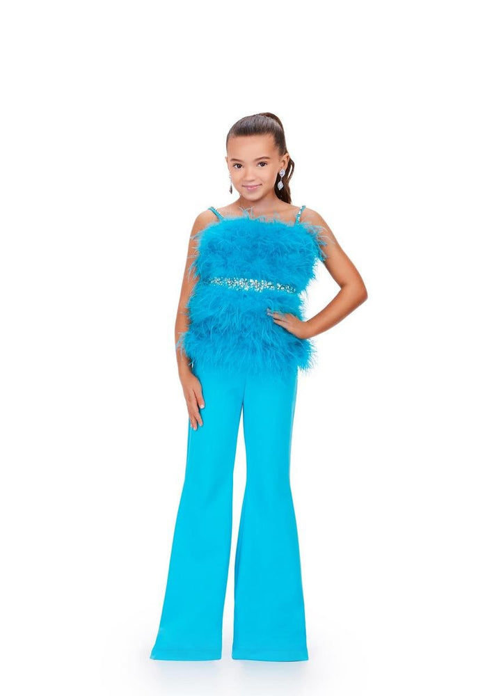 Ashley Lauren 8211 Turquoise Prom Dress