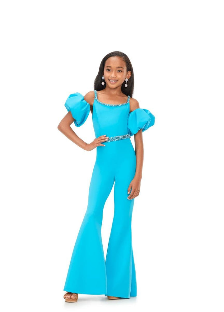 Ashley Lauren 8164 Turquoise Prom Dress