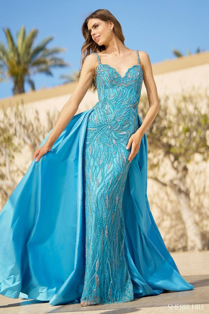 Sherri Hill 55935 — Turquoise