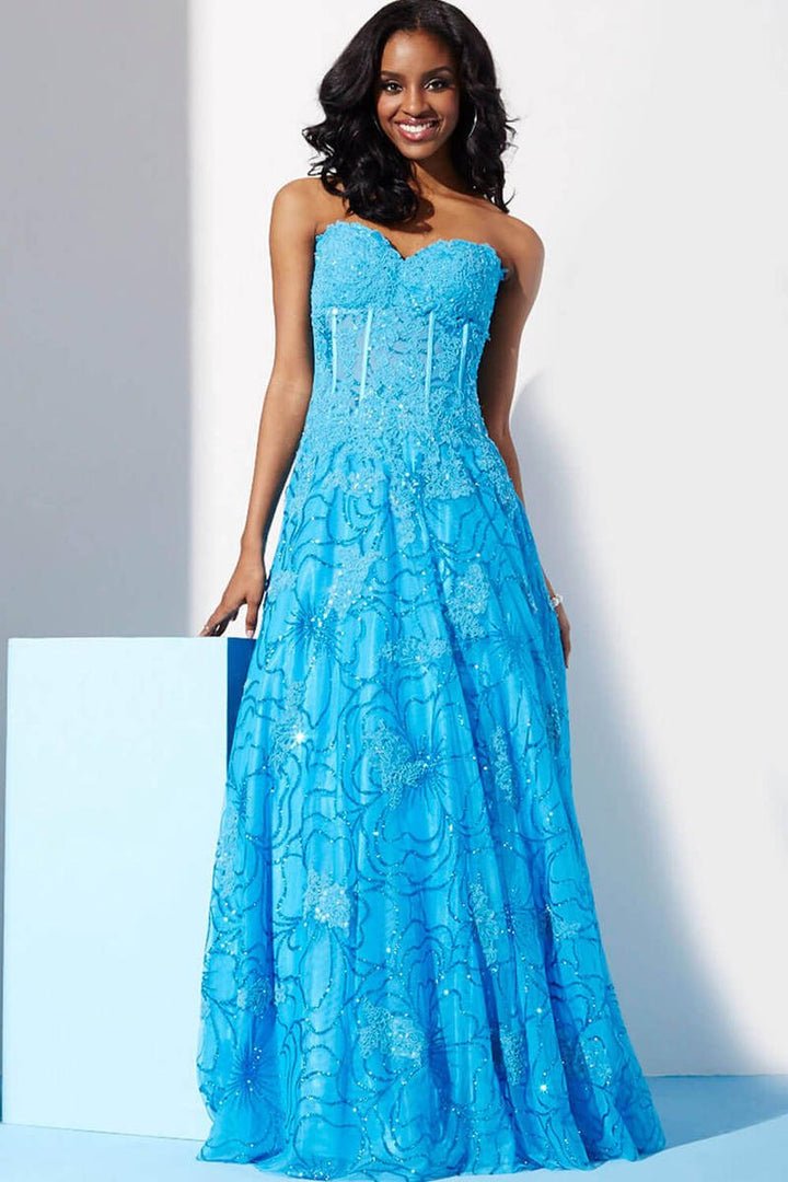 Jovani 14913 — Turquoise