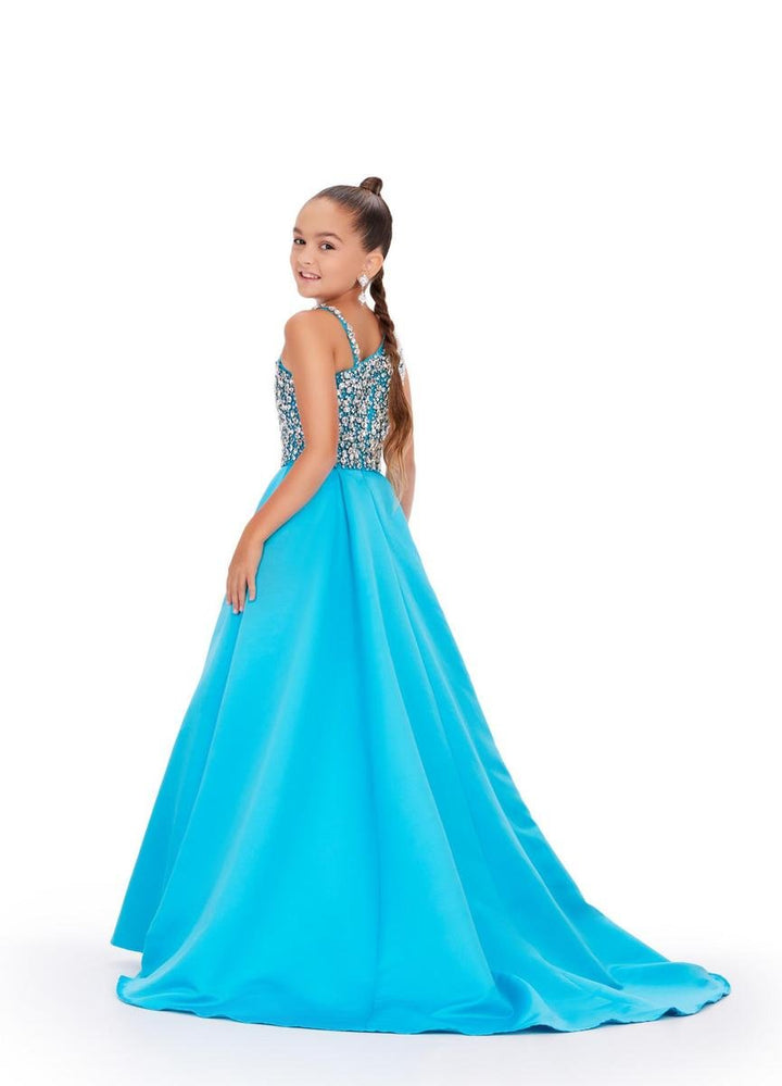 Ashley Lauren 8153 Turquoise Prom Dress
