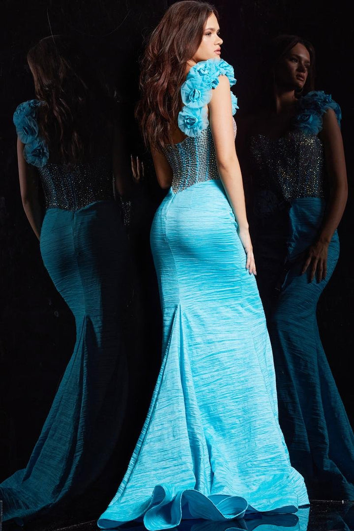 Jovani 37268 Turquoise Prom Dress