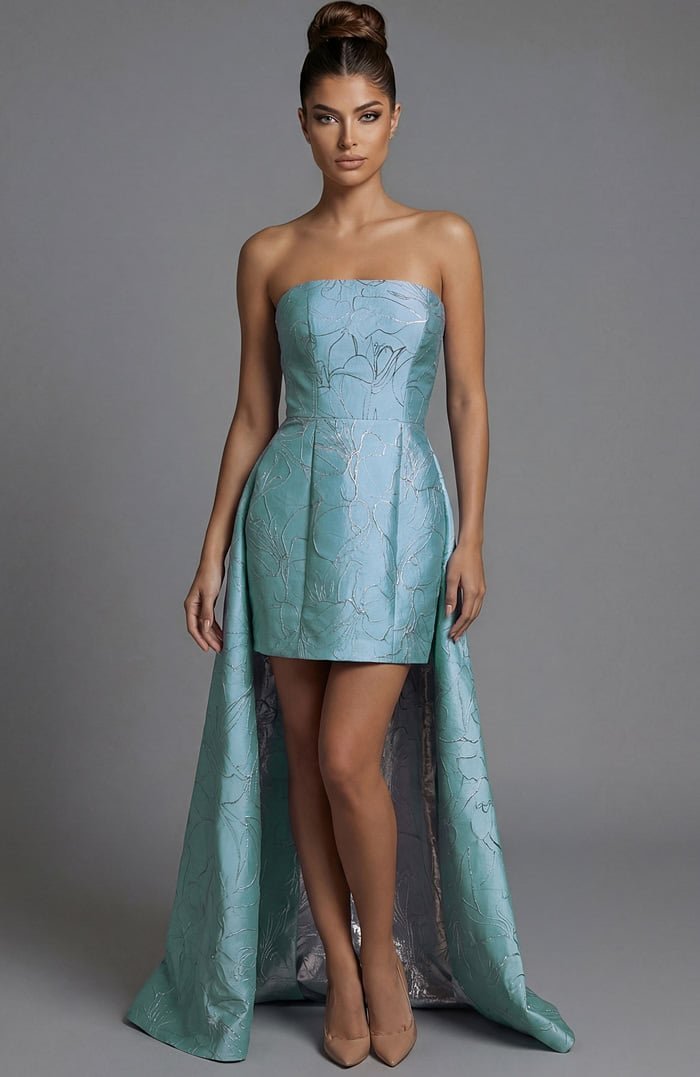 Jovani 51693 — Turquoise
