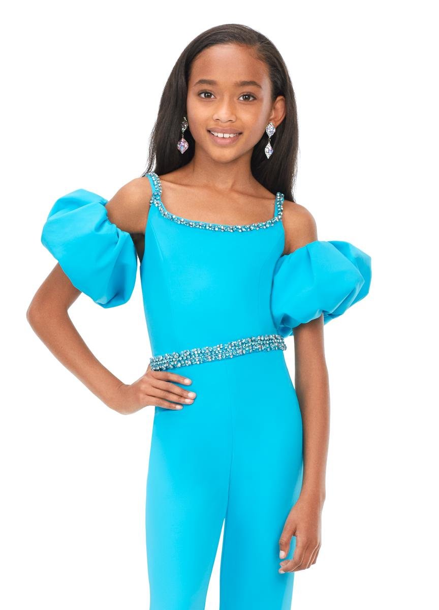 Ashley Lauren 8164 Turquoise Prom Dress