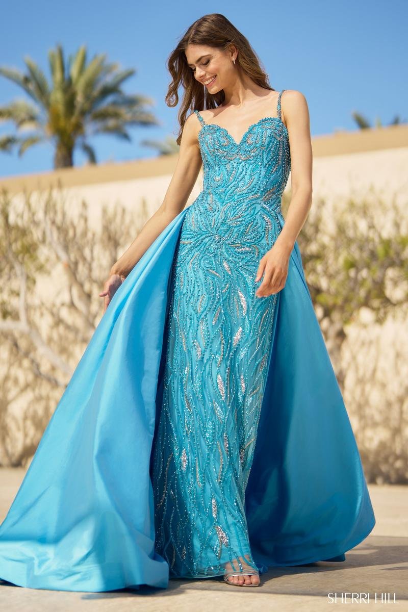 Sherri Hill 55935 — Turquoise