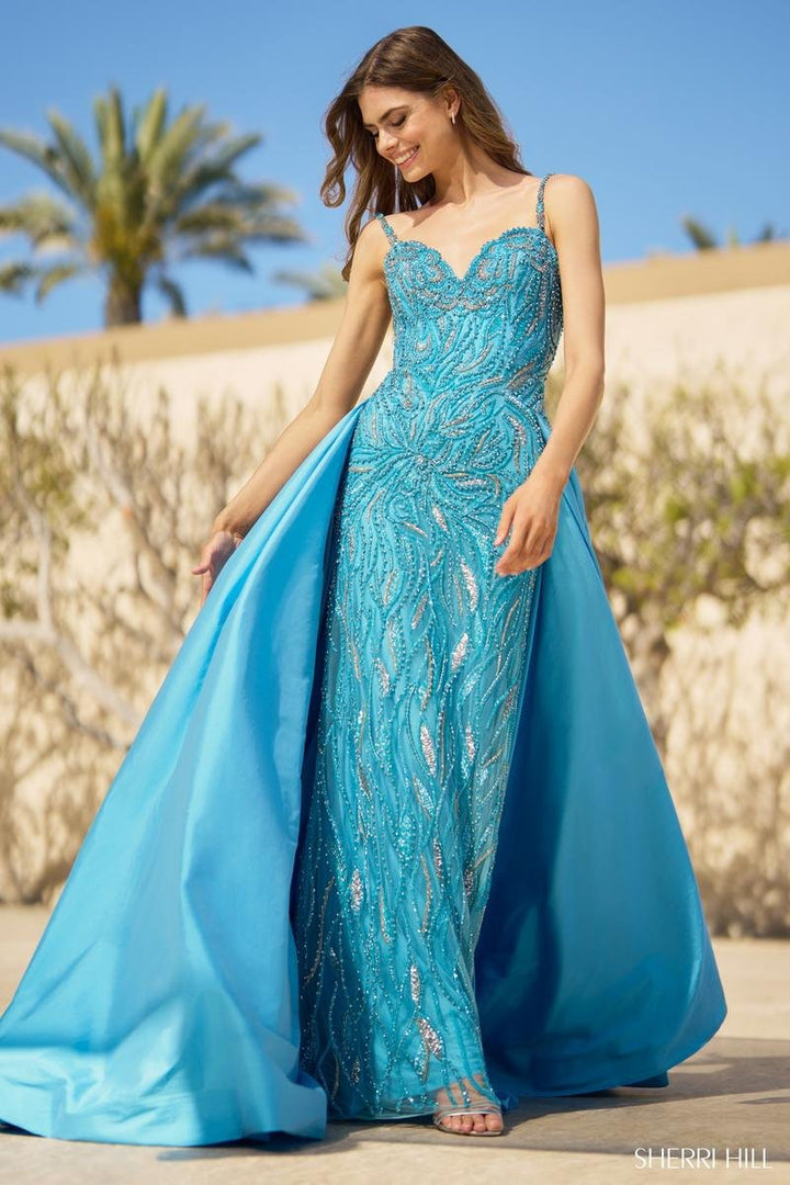 Sherri Hill 55935 — Turquoise