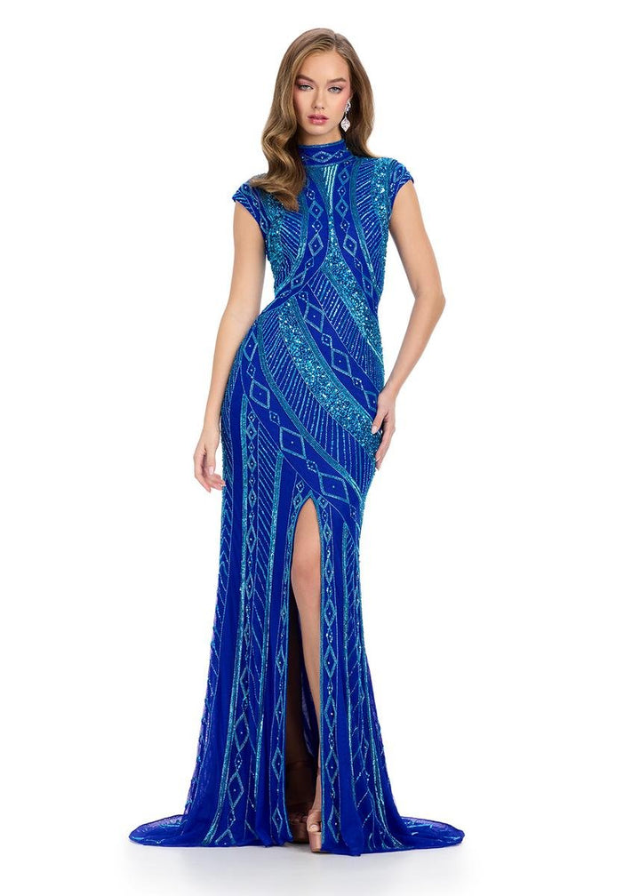 Ashley Lauren 11807 — Turquoise/Royal