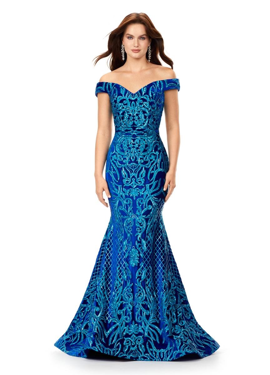 Ashley Lauren 11330 — Turquoise/Royal