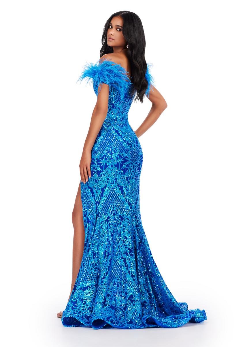 Ashley Lauren 11463 — Turquoise/Royal